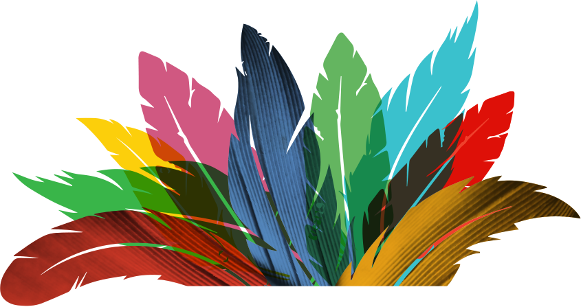 Header Feather Decoration