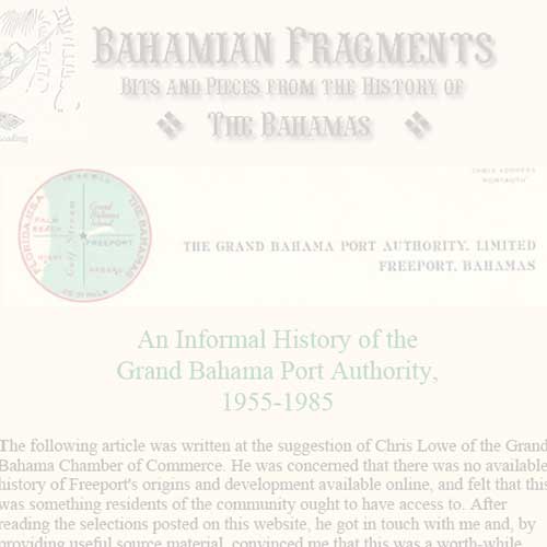Bahamas Map (Lady Brassey - 1885)