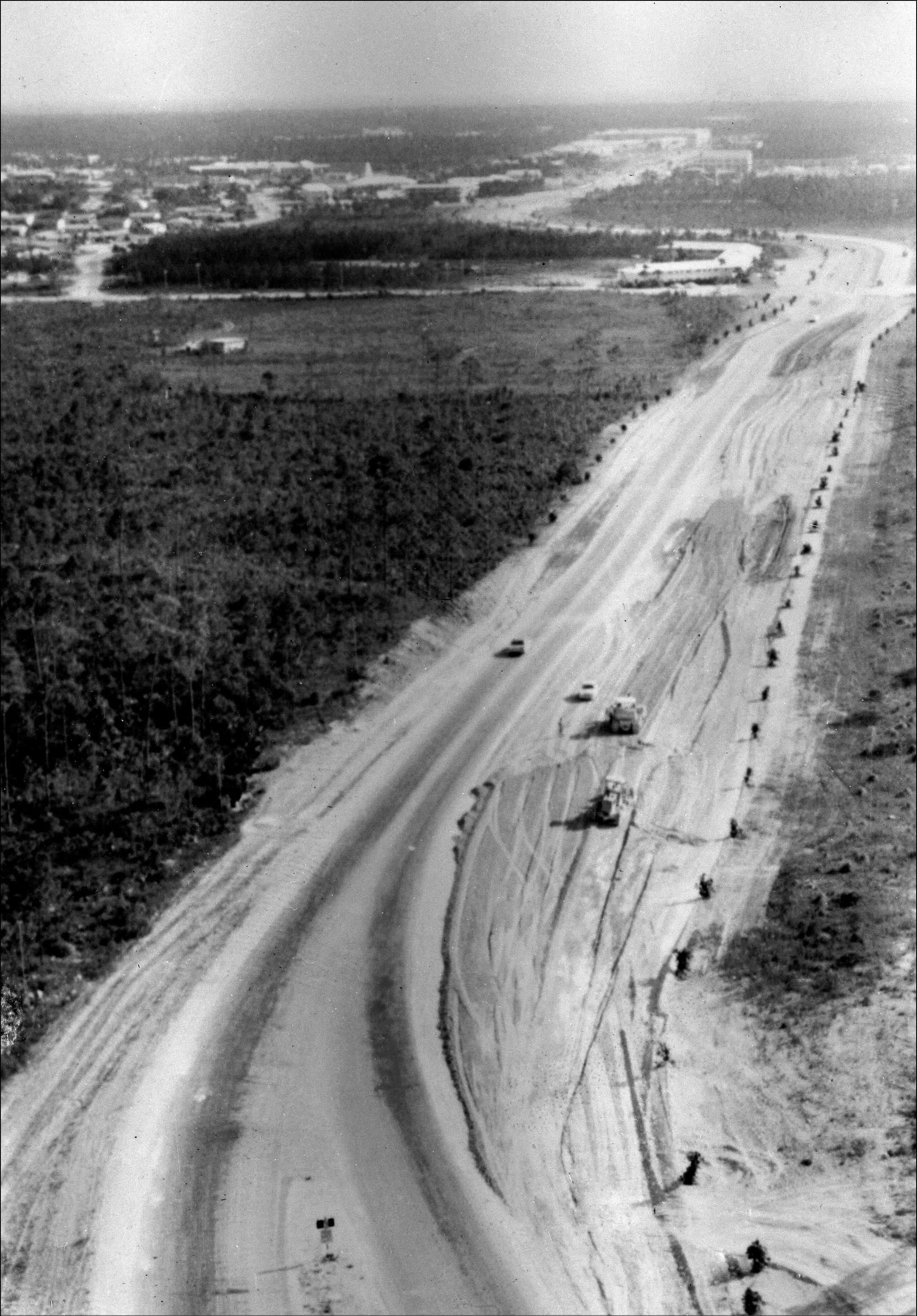 The Mall under construction, 1966