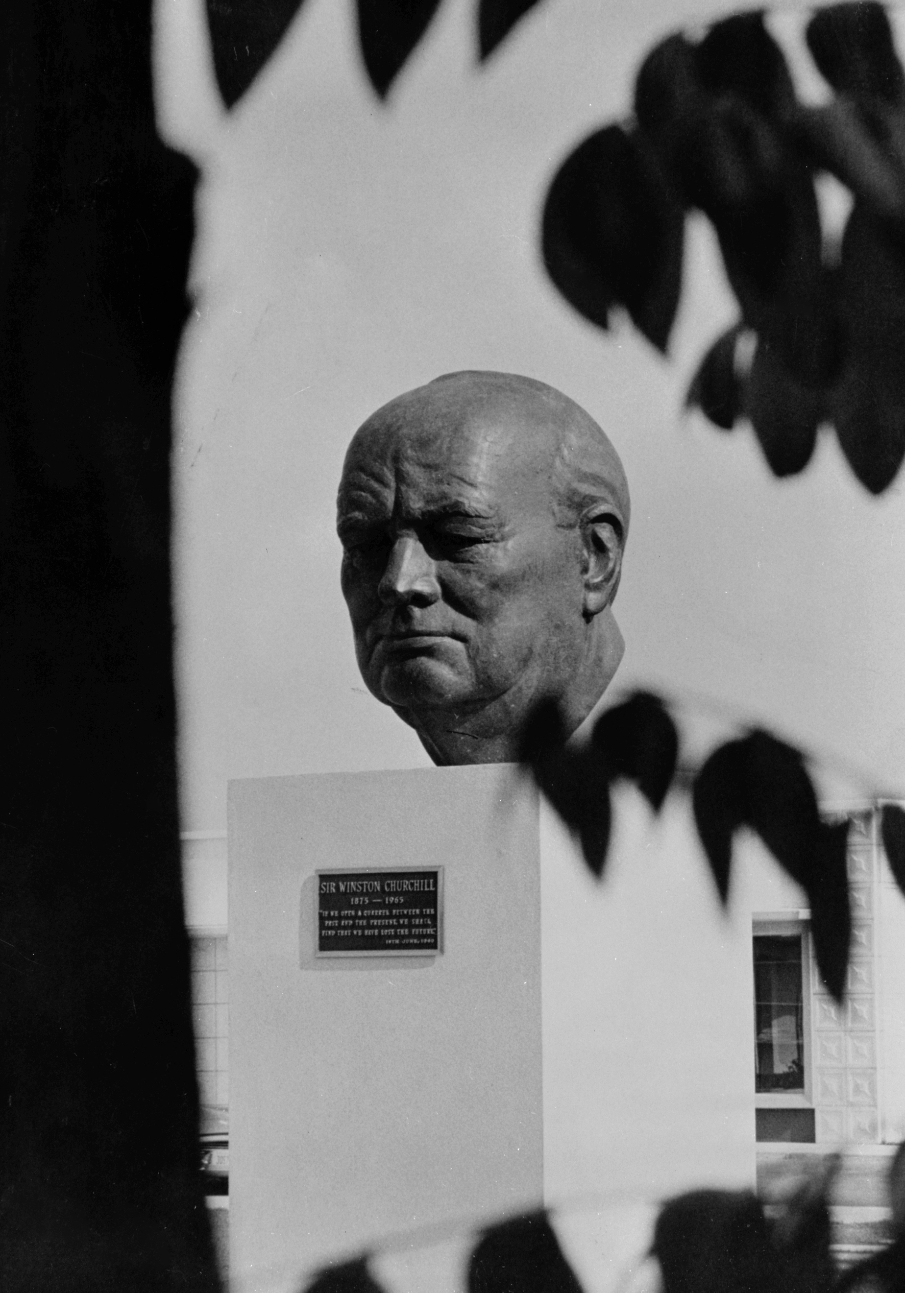 Sculpture of Sir Winston Churchill