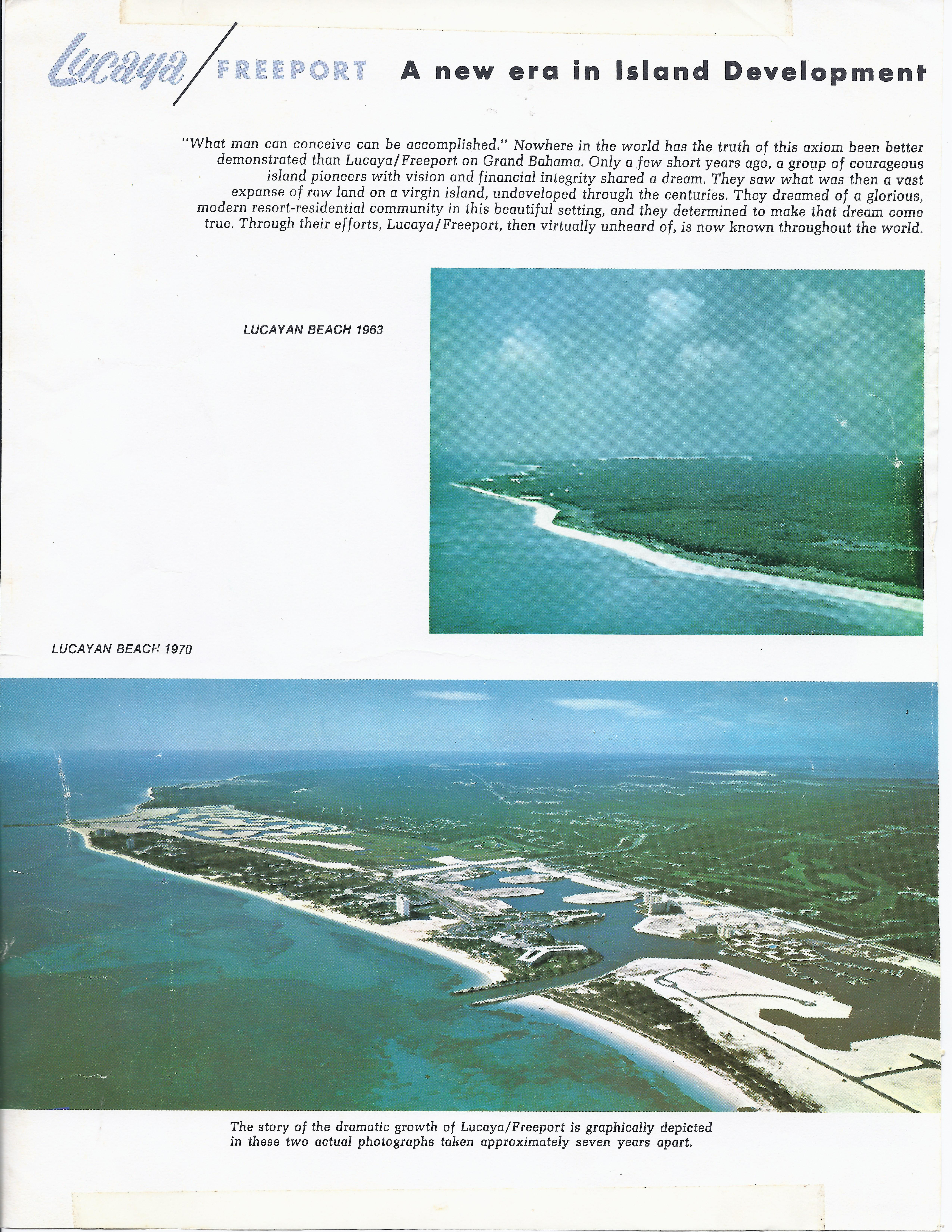 1970 Lucaya/Freeport advertisement