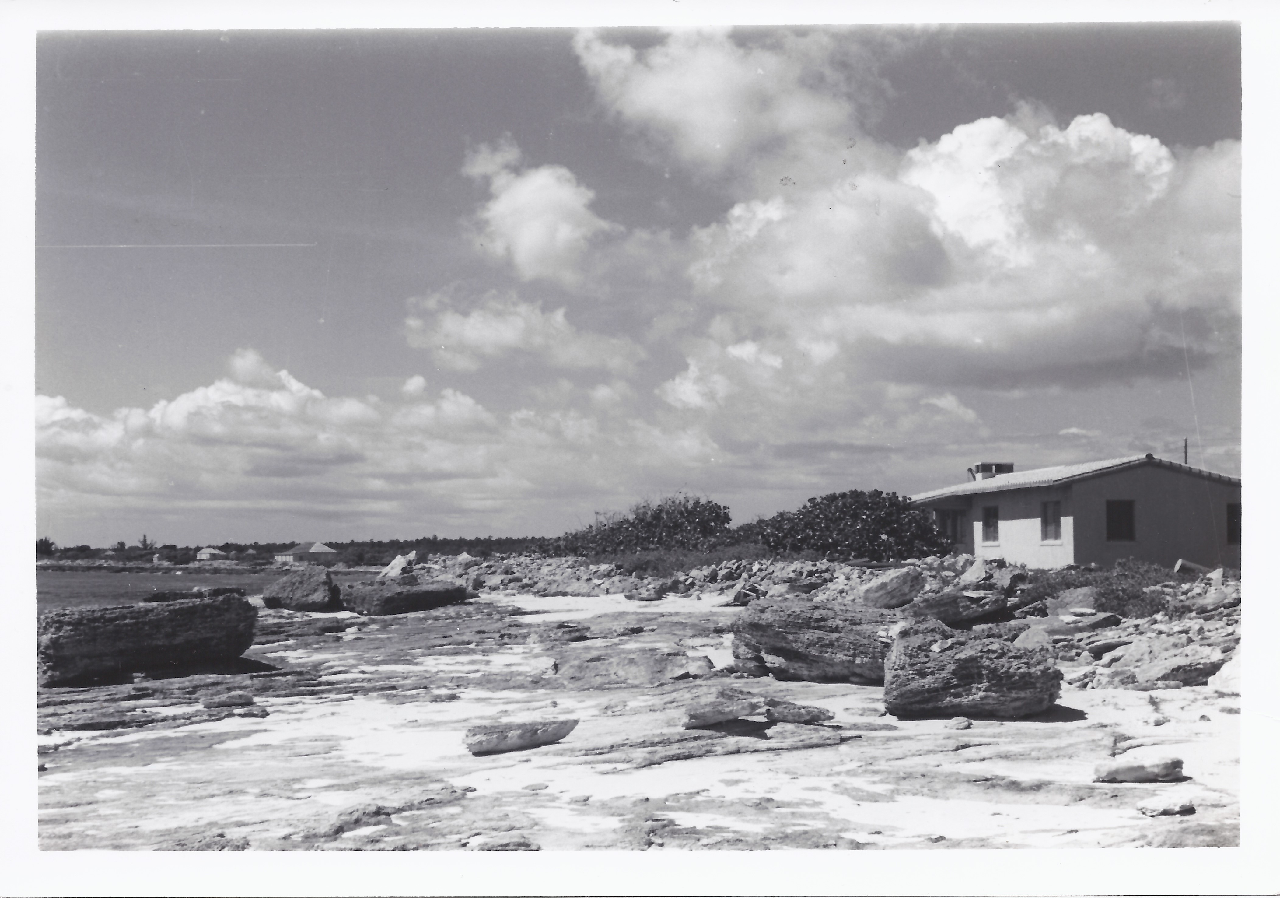 The Pink House adjacent to Freeport Harbour, 1950's