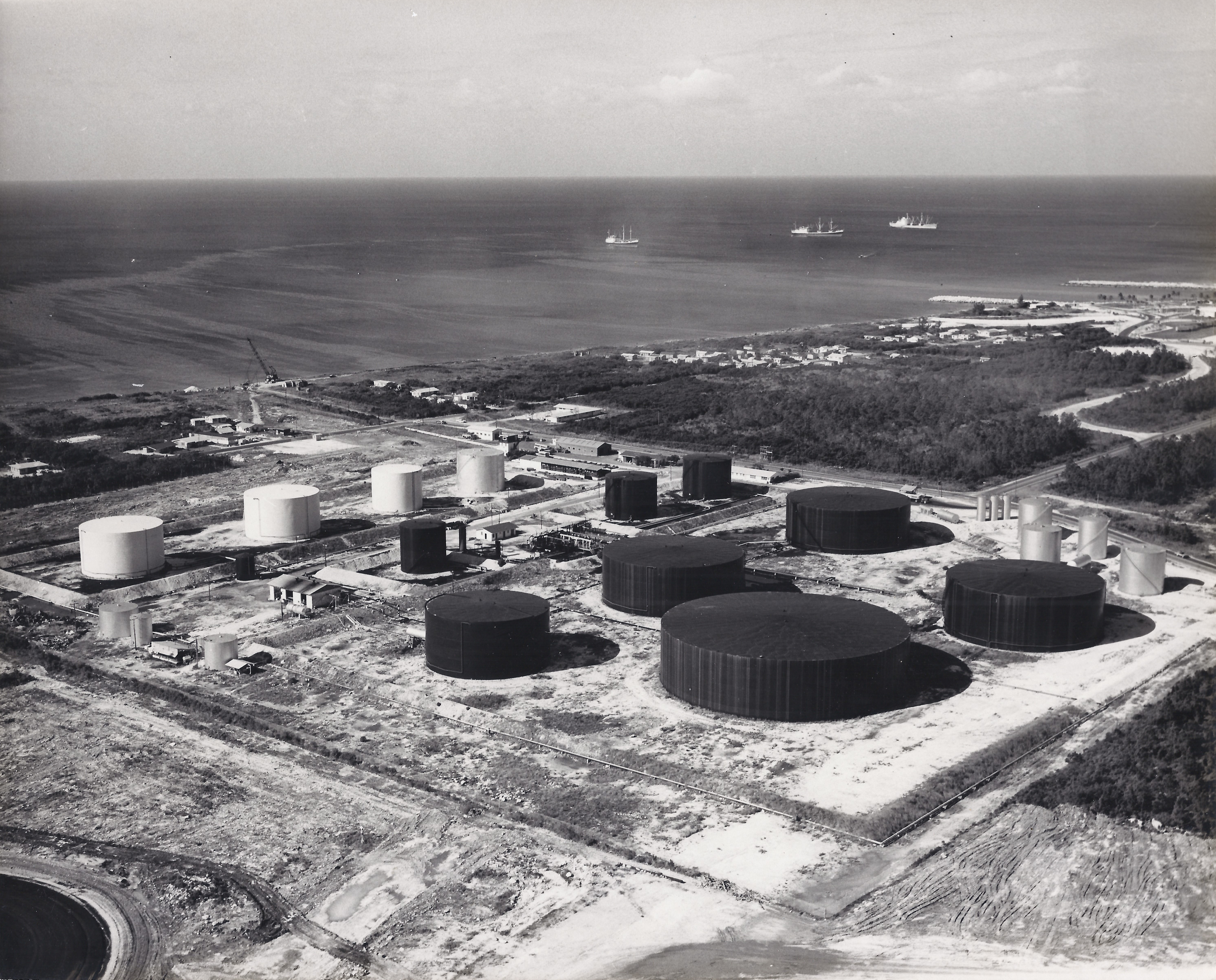 Freeport bunkering terminal, early 1960's