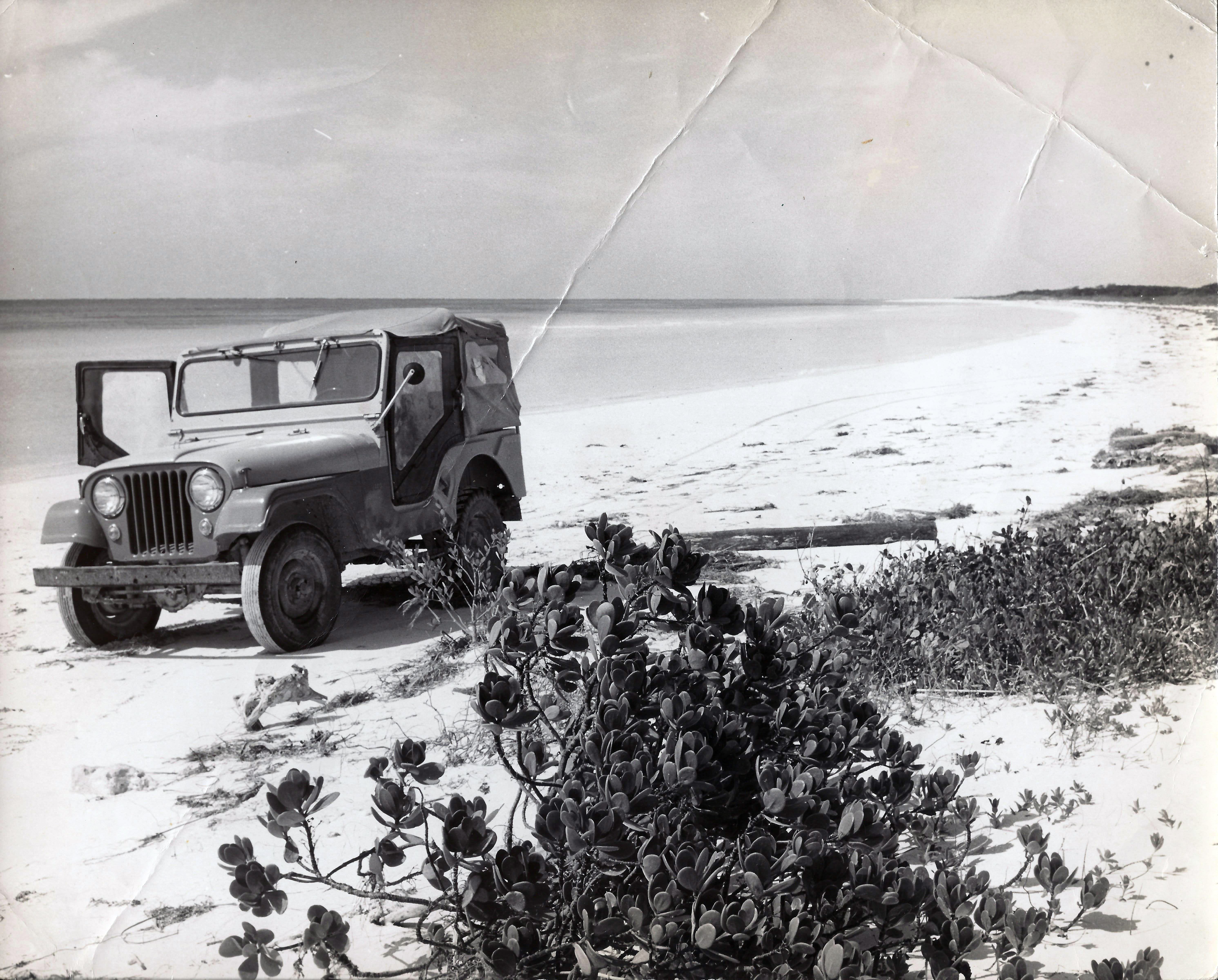 Grand Bahama beach, 1960's