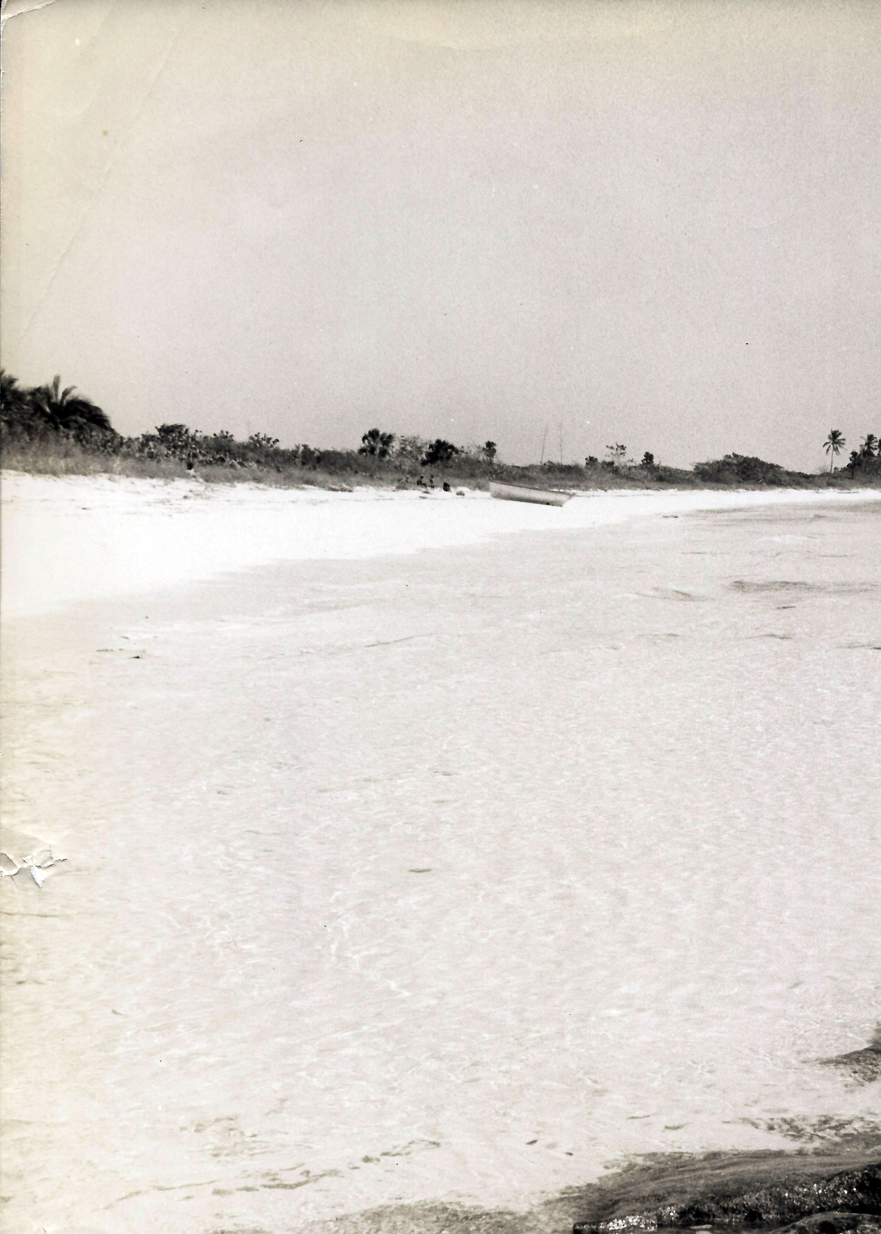 Grand Bahama beach, 1940's