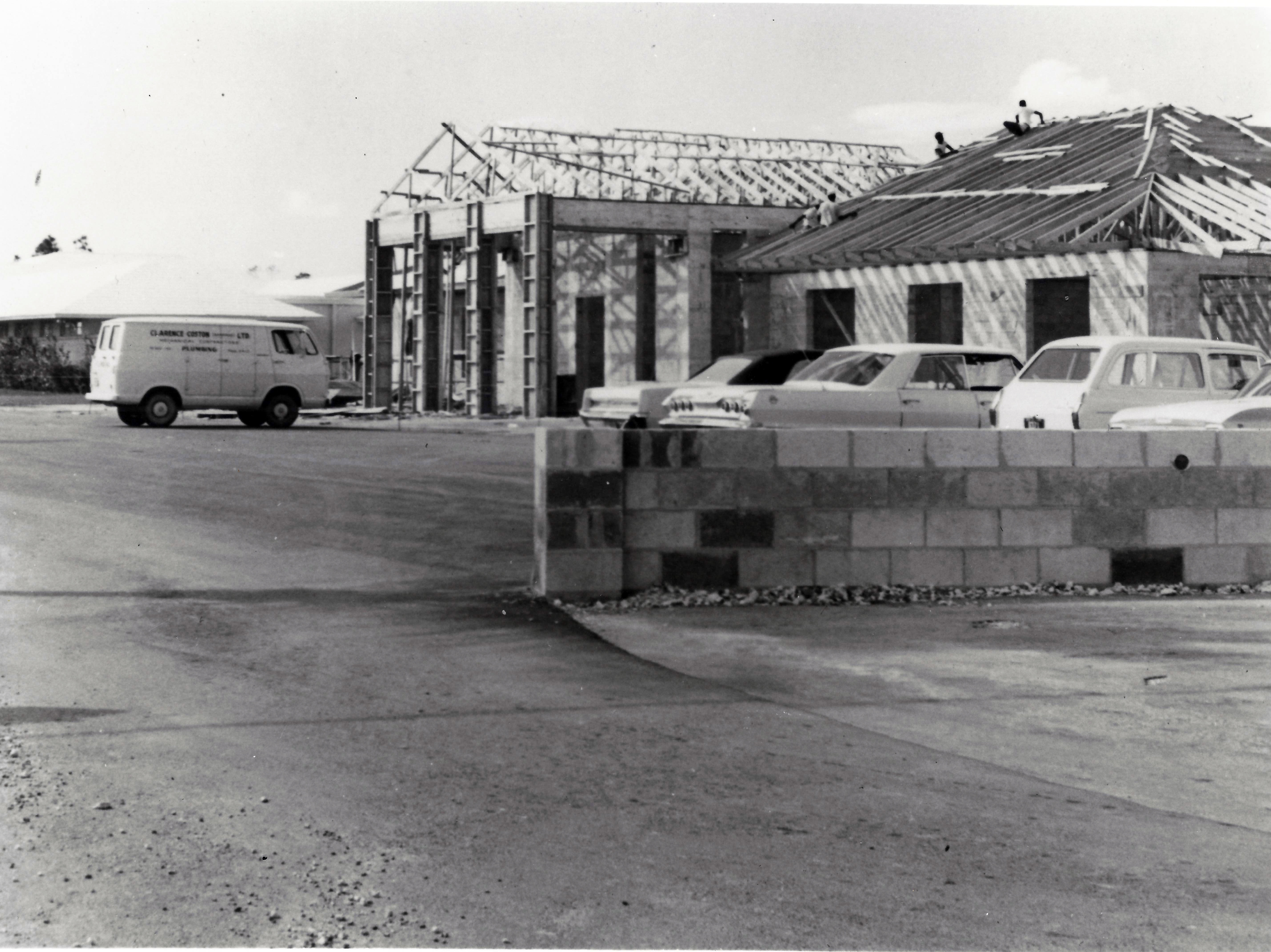 Rand Memorial Hospital under construction, 1960's