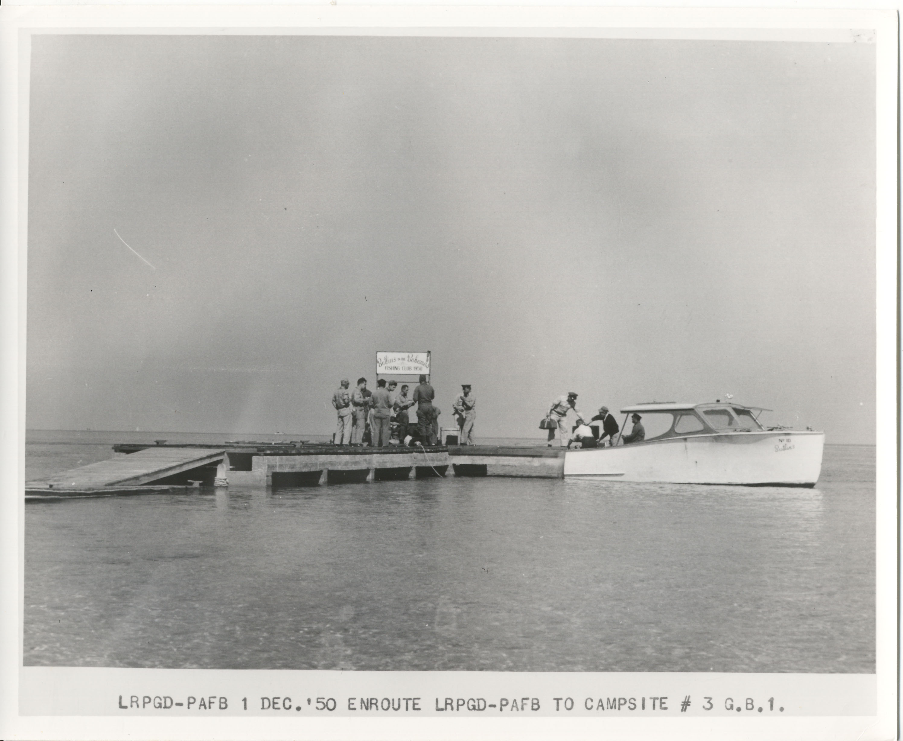 Arrival of U.S. Military Personnel for Missile Base, West End, 1950