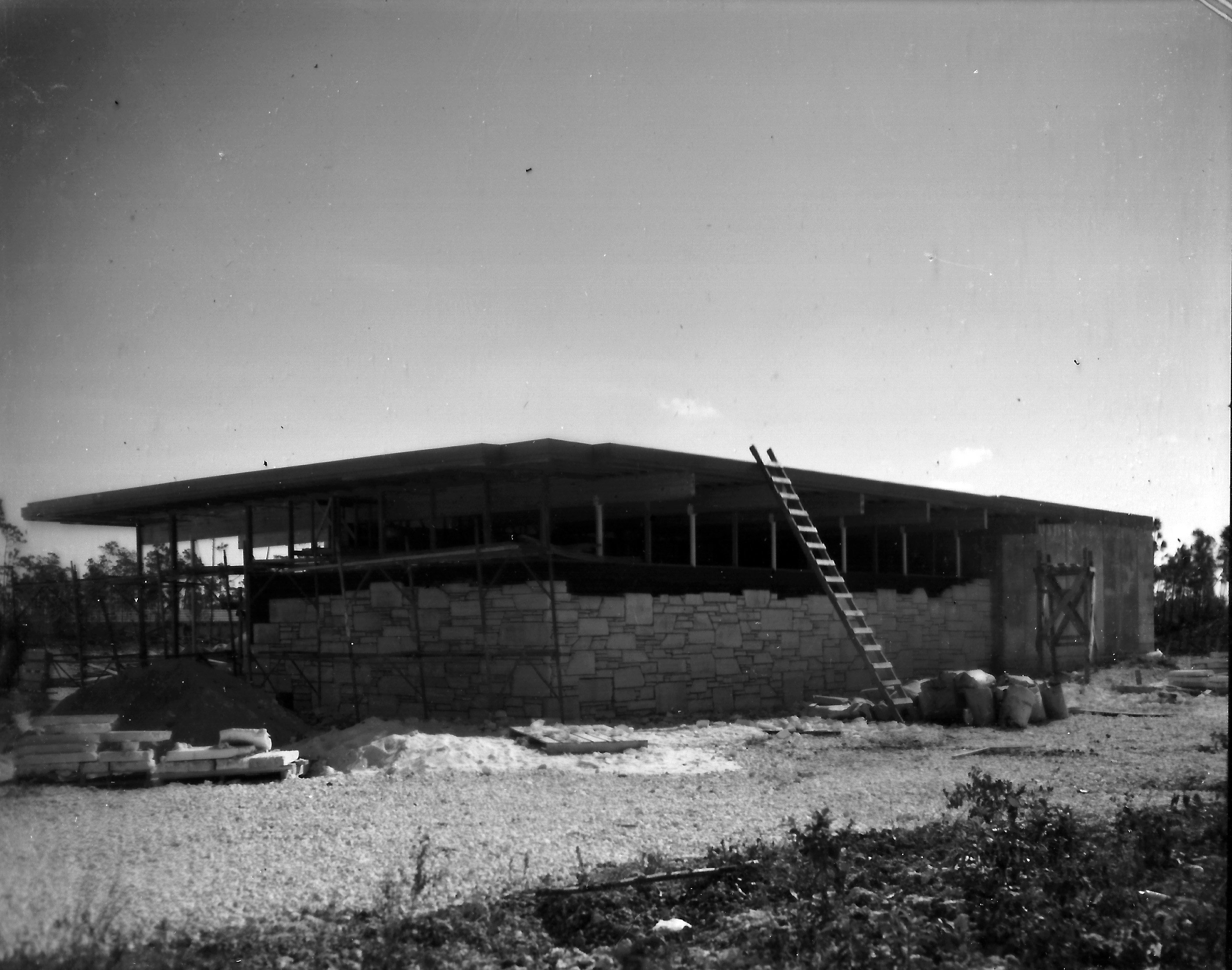 Barclay's Bank on the Mall under construction, 1960's