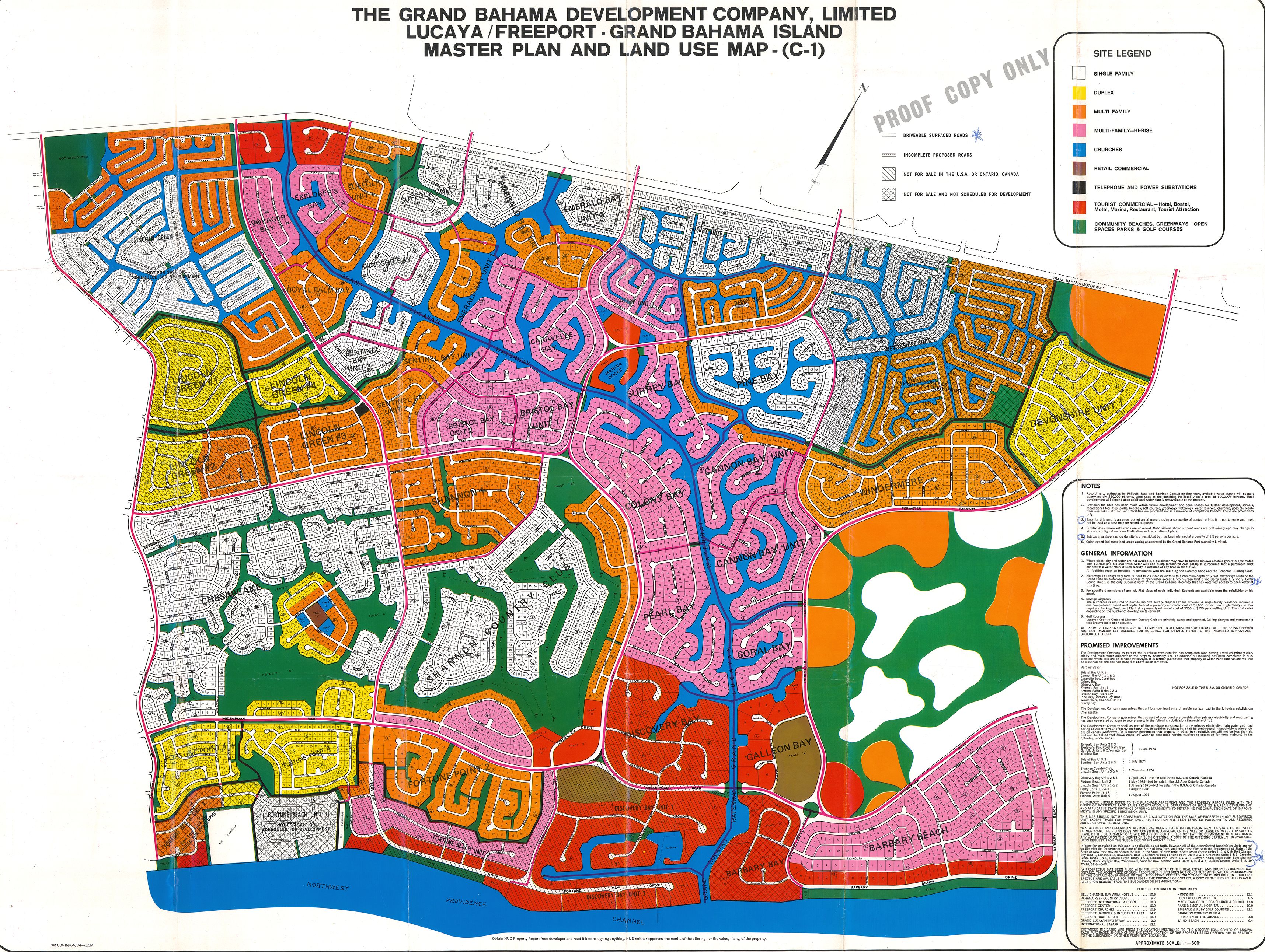 The Grand Bahama Development Company, Limited Lucaya/Freeport - Grand Bahama Island Master Plan