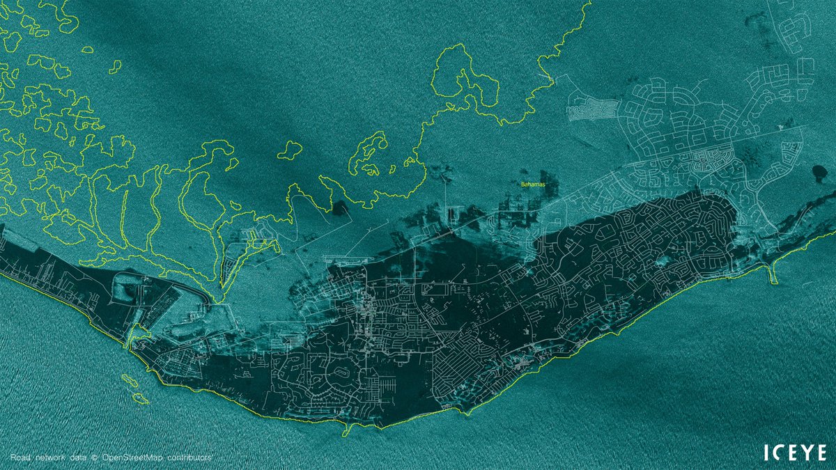 2019 Map of Flooding from Hurricane Dorian