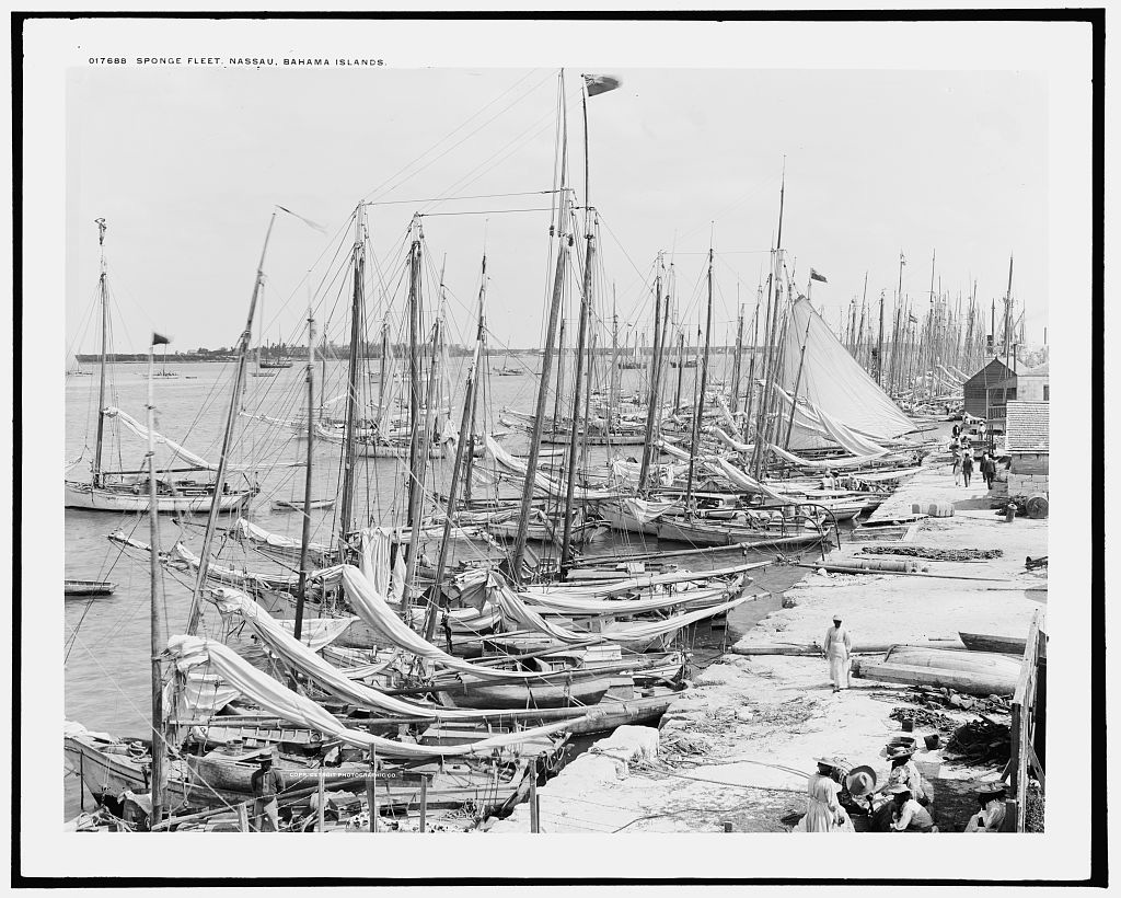 Sponge Fleet, Nassau, 1930's