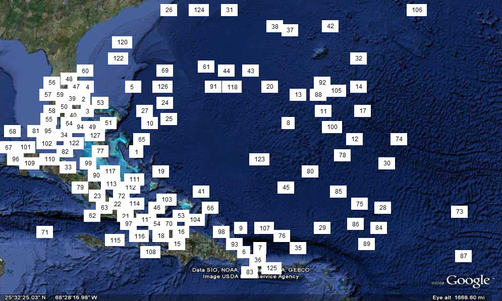 U-Boat and Italian Submarine Attacks in Bahamas Region 1942-1944