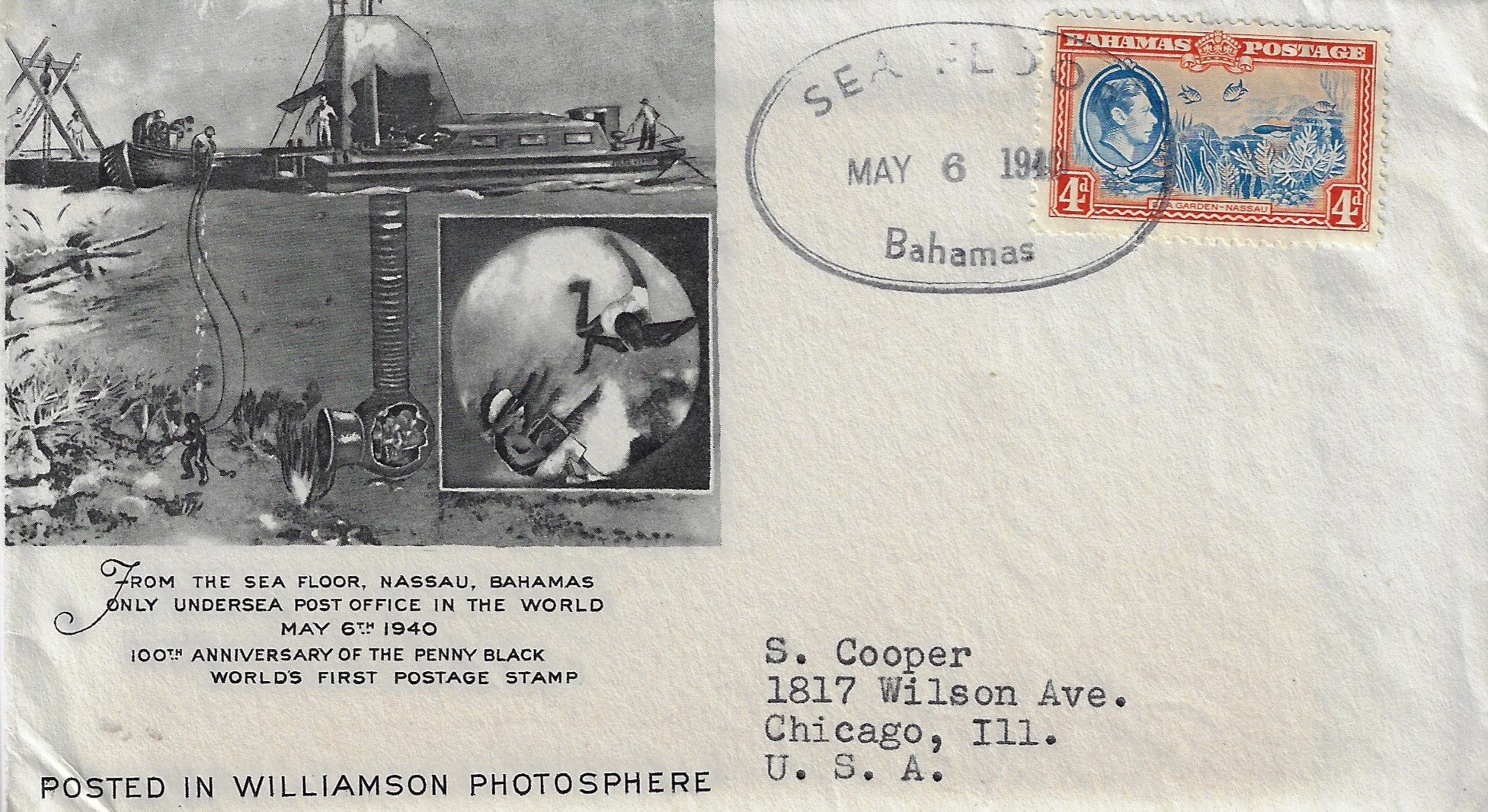A Postcard Sent from the Undersea Post Office