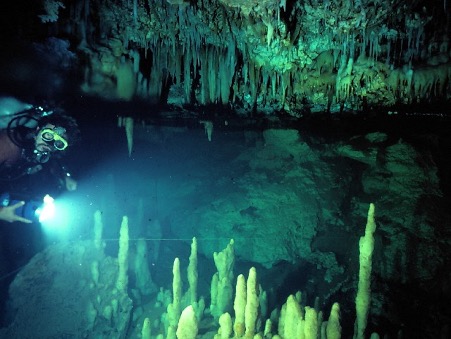 Lucayan Submerged Cave
