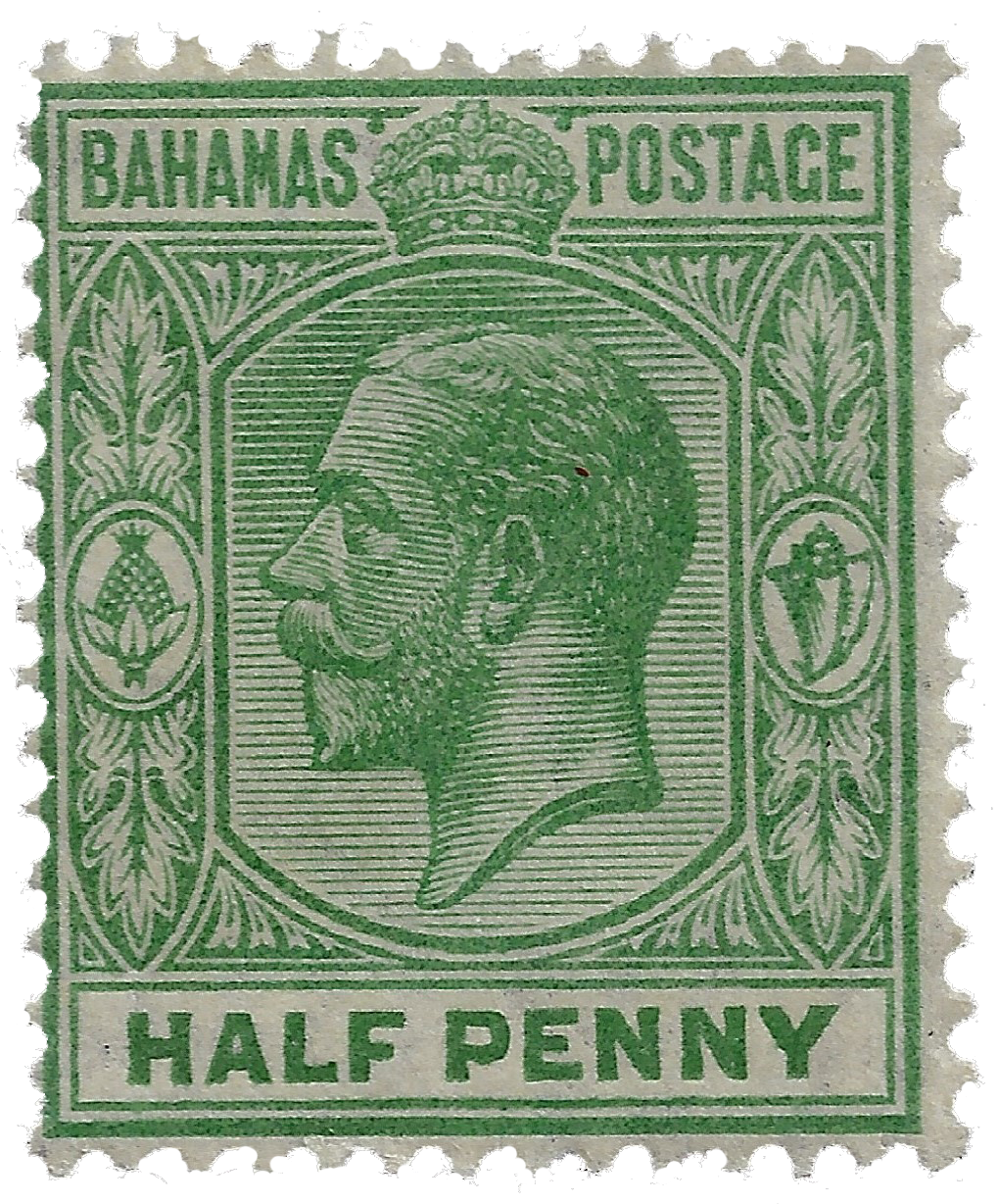 .5c 1921-1934, Half Penny 70