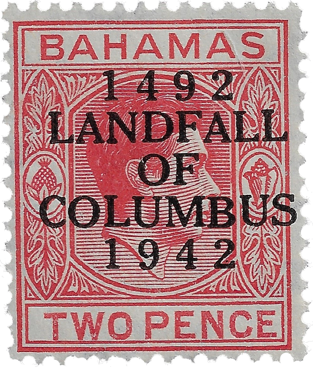 2p 1942, Two Pence, 1492 Landfall of Columbus