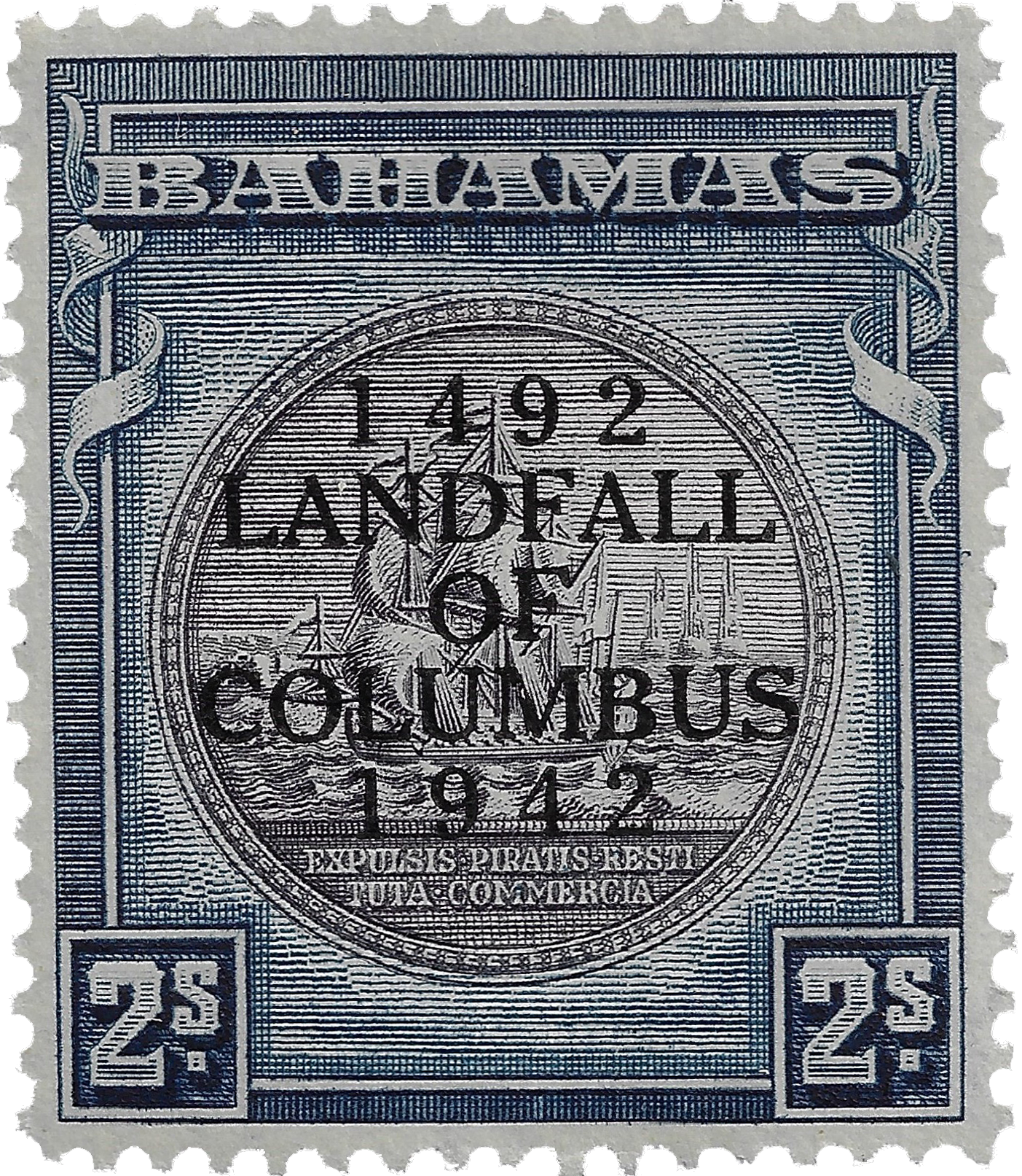 2s 1942, 1492 Landfall of Columbus