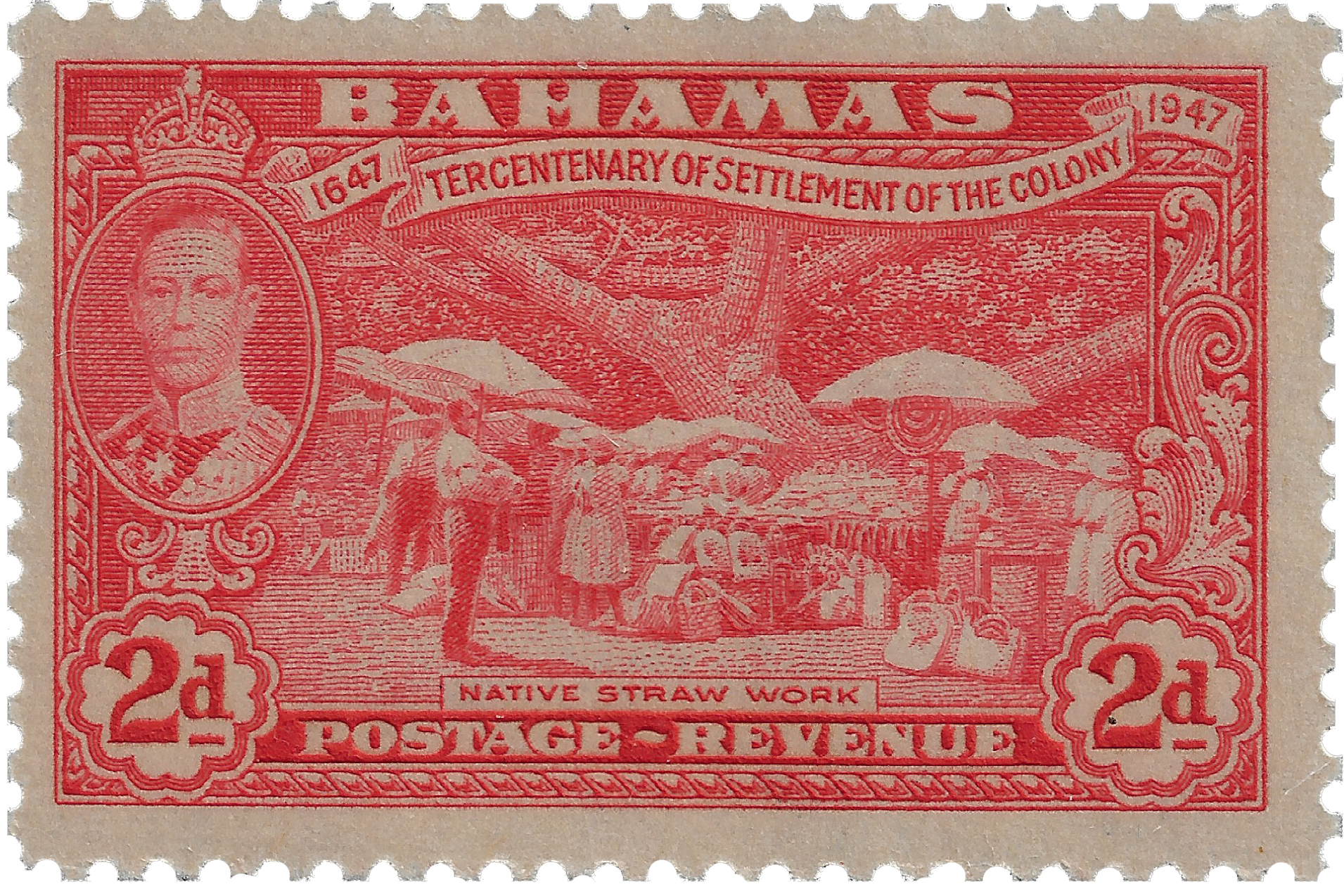 2d 1948, 1647 Tercentenary of Settlement of the Colony, Native Straw Work