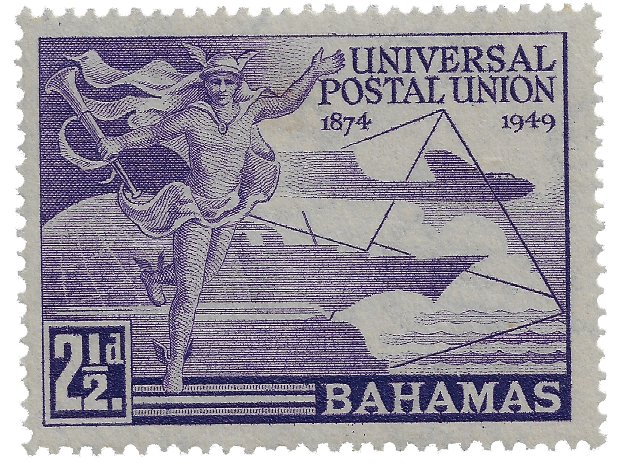 2.5d 1949, Universal Posta Union 1874-1949