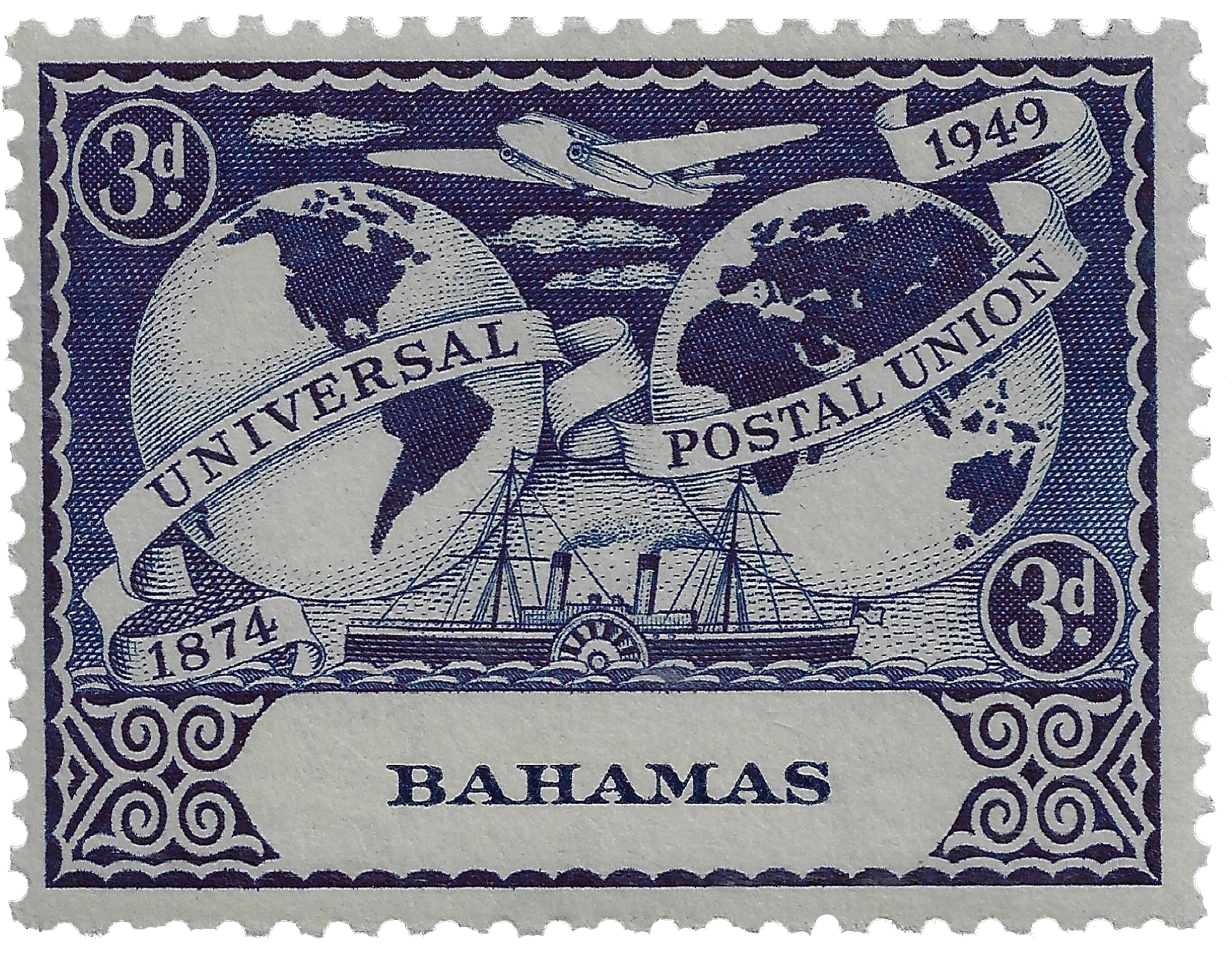 3d 1949, Universal Posta Union 1874-1949