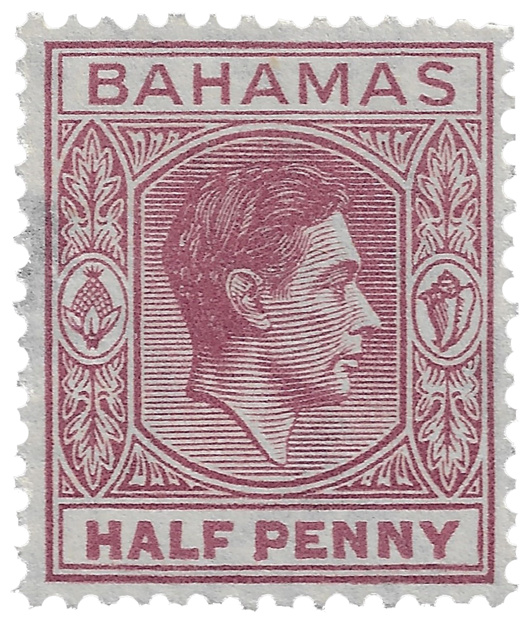 .5c 1951-1952, Half Penny Scott 154