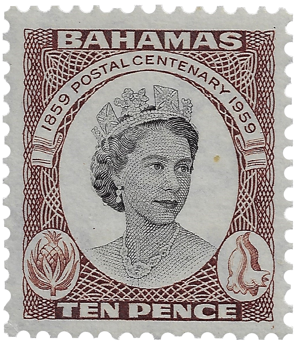 10p 1959, 1859 Postal Centenary