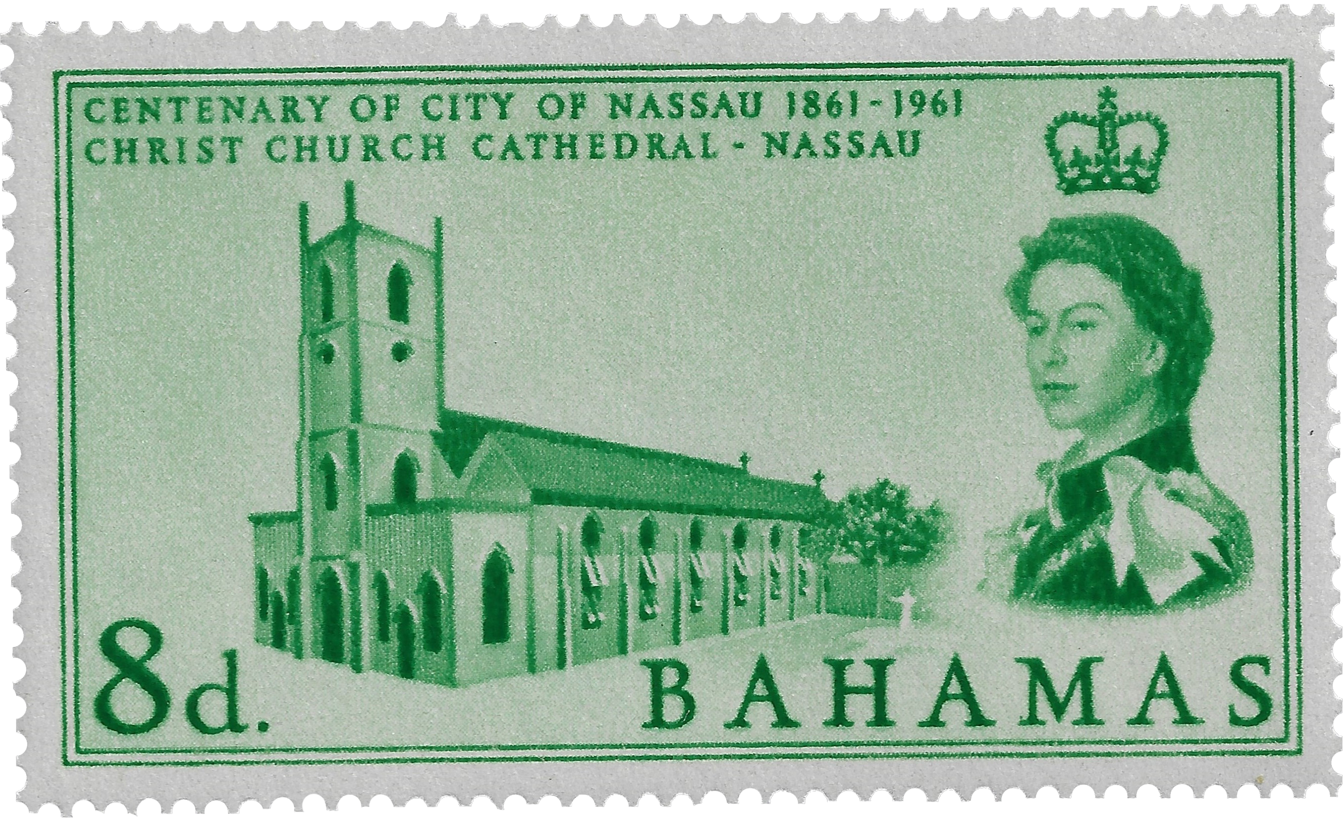 8d 1962, Centenary of City of Nassau 1861-1961