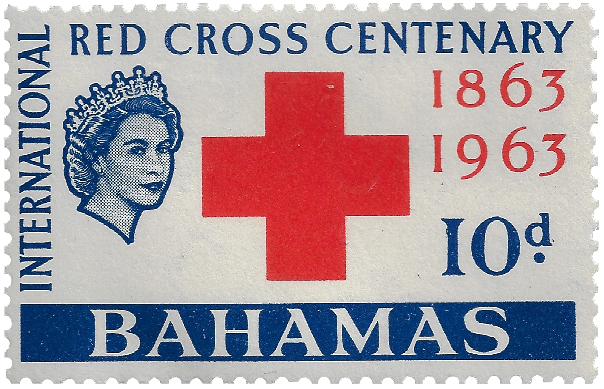 10d 1963, International Red Cross Centenary 1863-1963