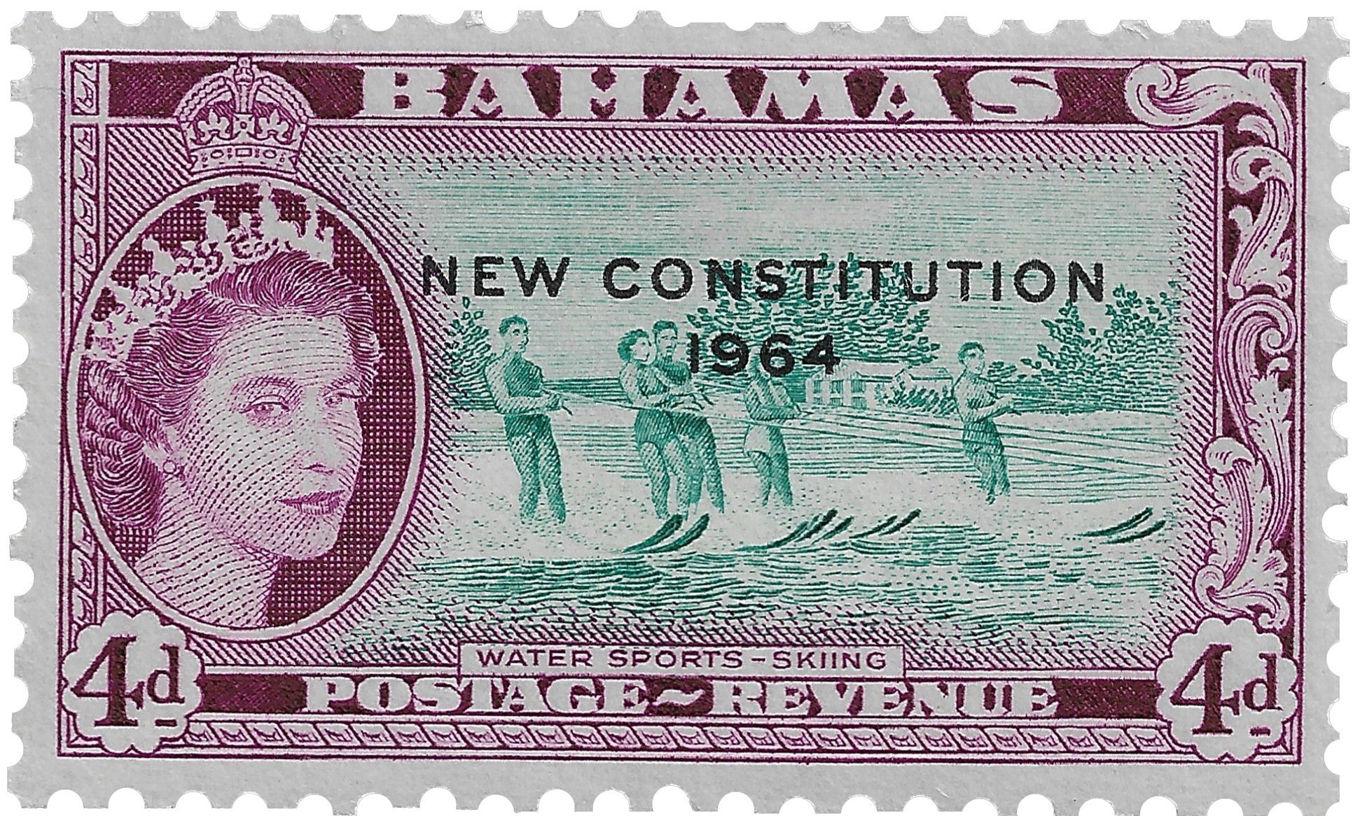 4d 1964, Water Sports, Skiing, New Constitution