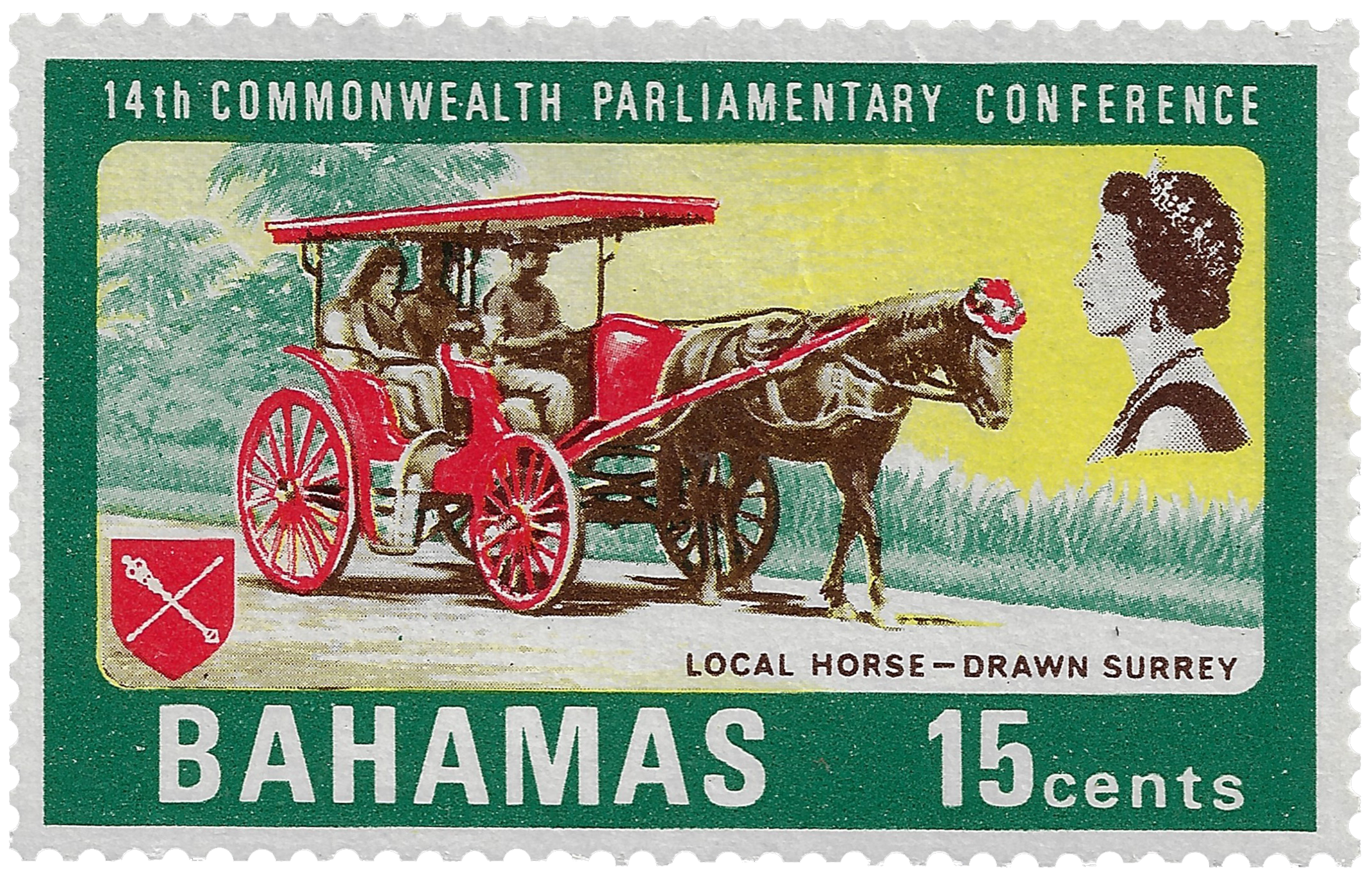 15c 1968, Fourteenth Commonwealth Parliamentary Conference, Local Horse-Drawn Surrey