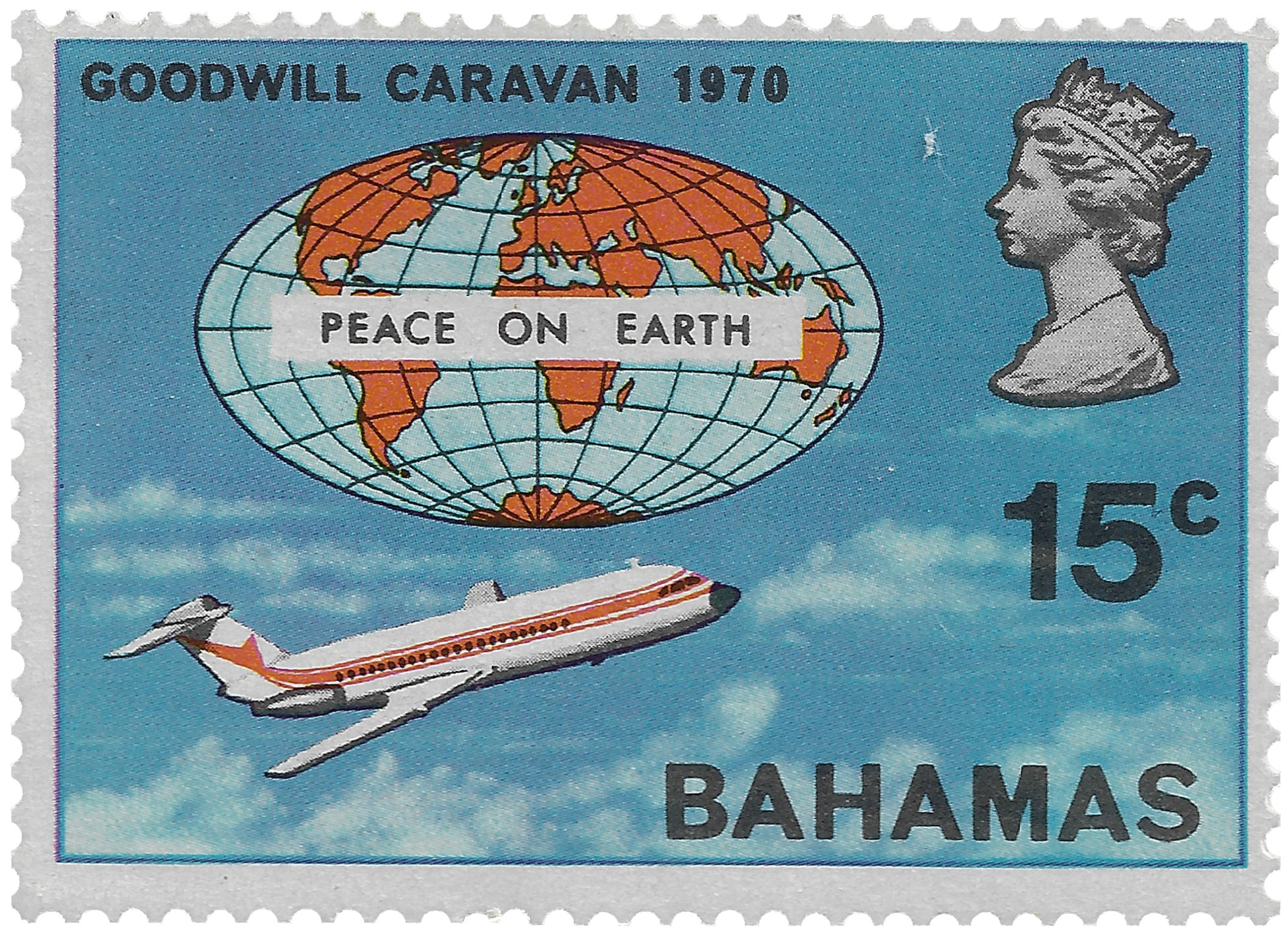 15c 1970, Goodwill Caravan, Peace on Earth