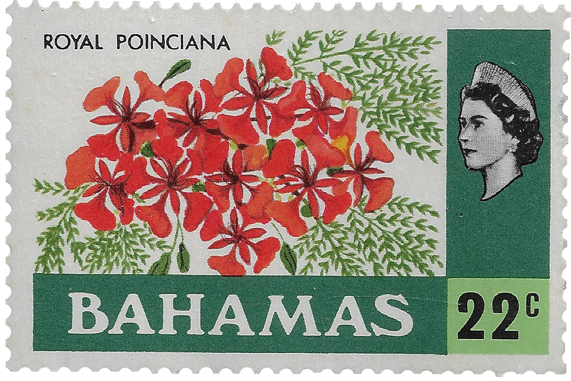 22c 1971, Royal Poinciana