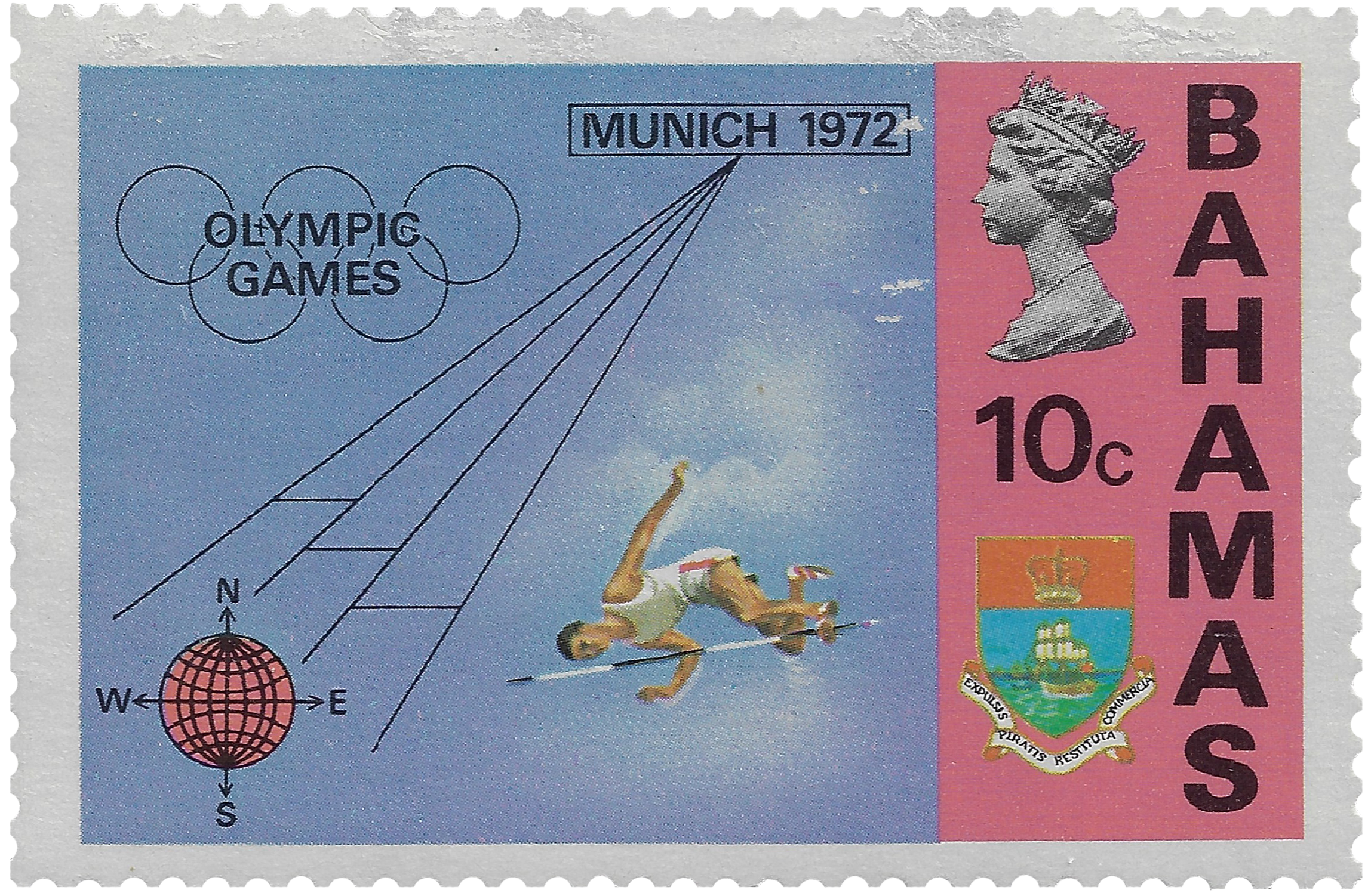 10c 1972, Olympic Games, Munich