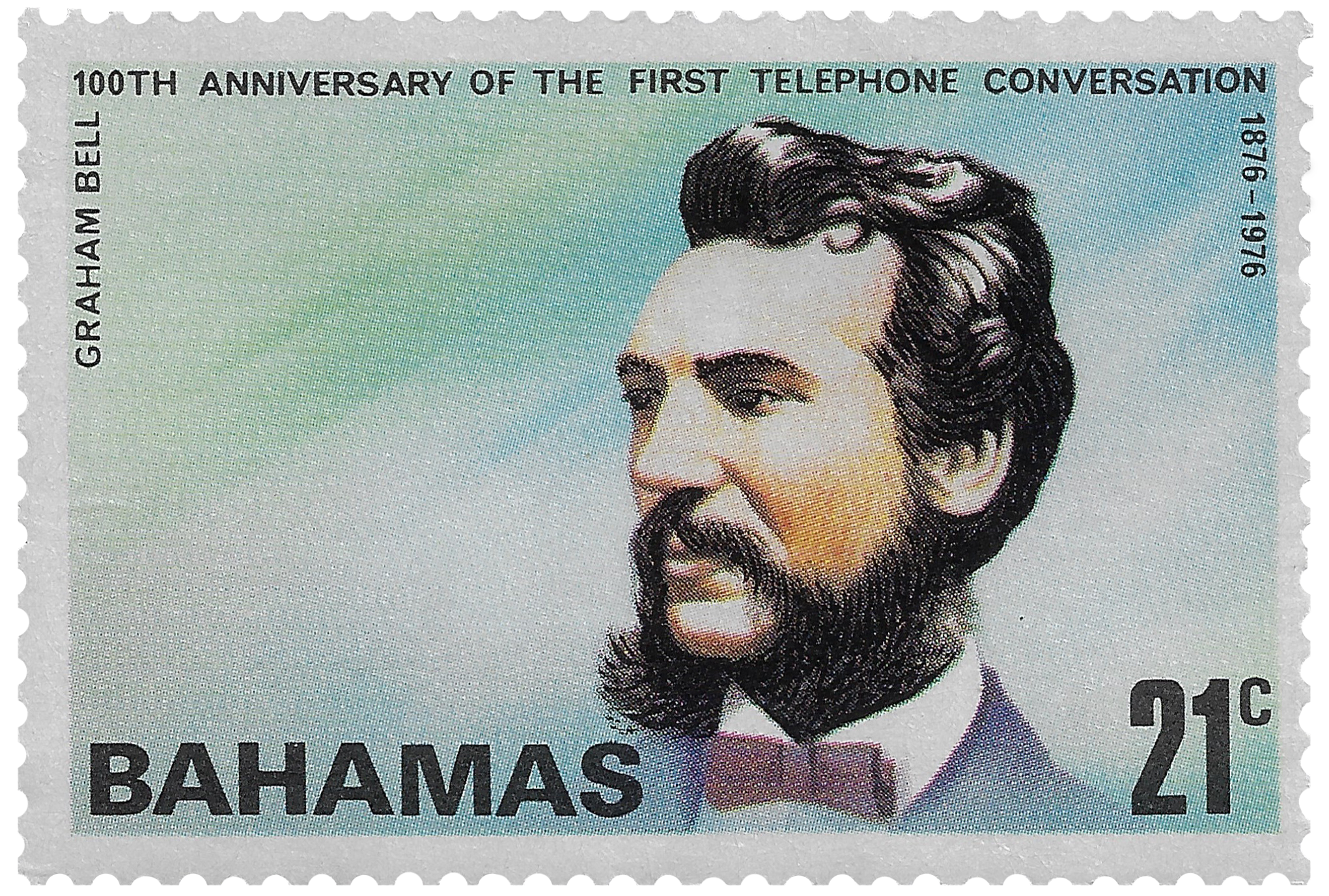 21c 1976, 100th Anniversary of the First Telephone Conversation, Graham Bell, 1876-1976