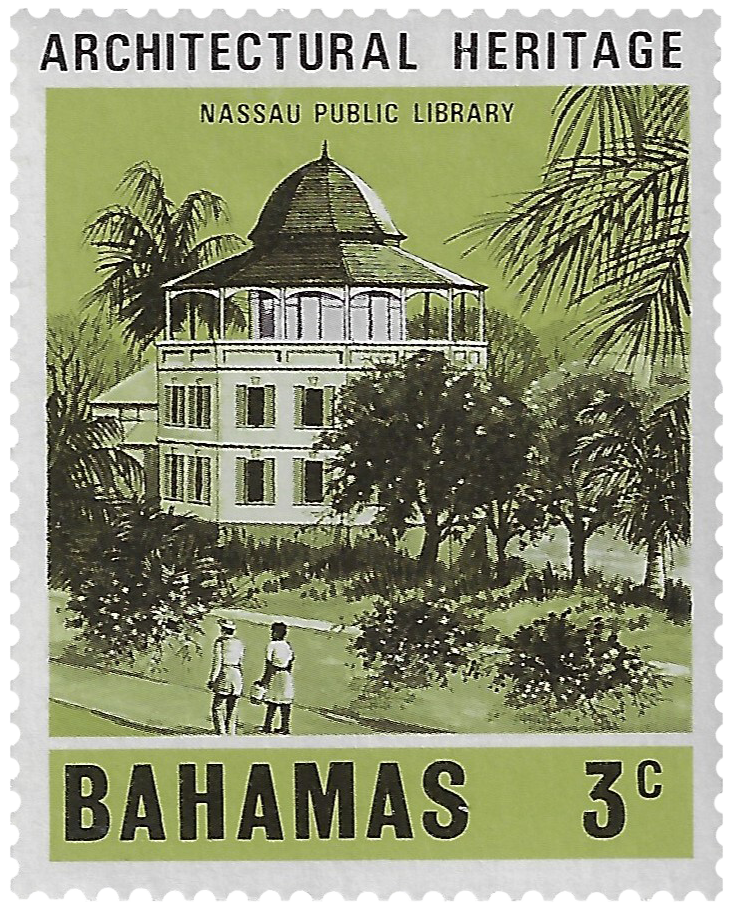 3c 1978, Architectural Heritage, Nassau Public Library