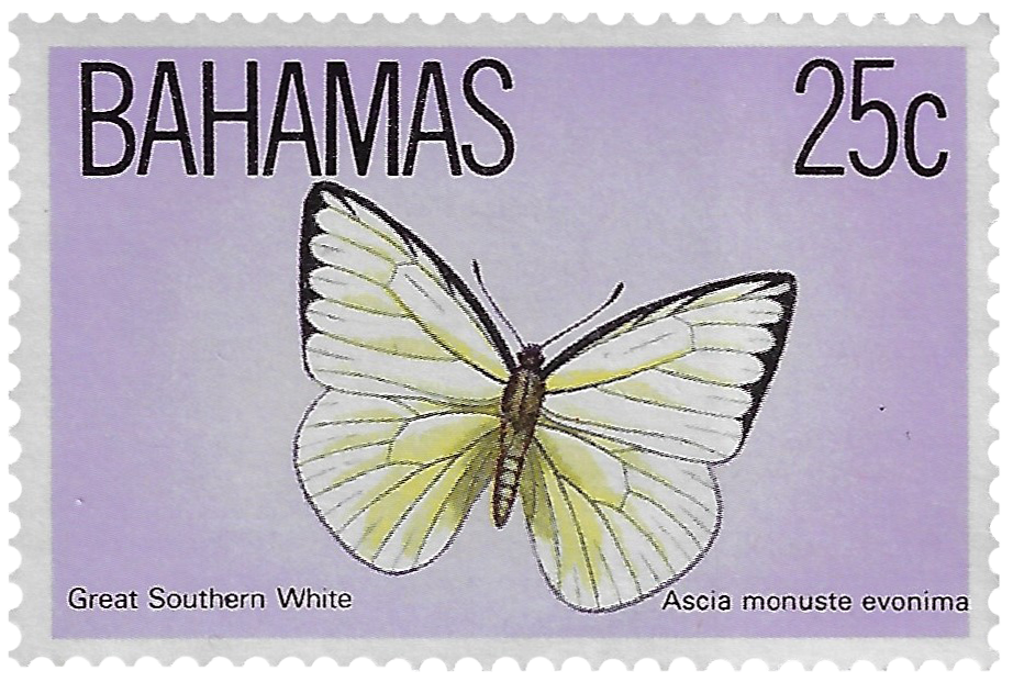 25c 1983, Butterfly, Great Southern White