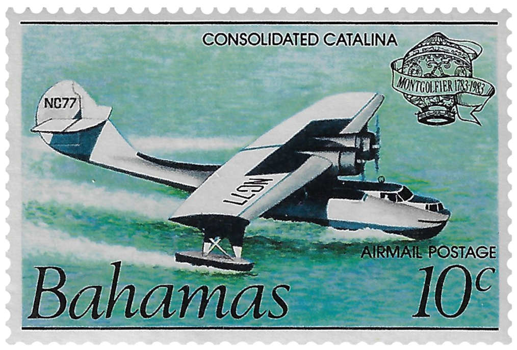 10c 1983, Airmail Postage, Consolidated Catalina