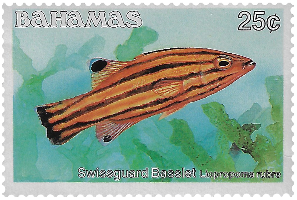 25c 1986-87, Fish, Swissguard Basslet