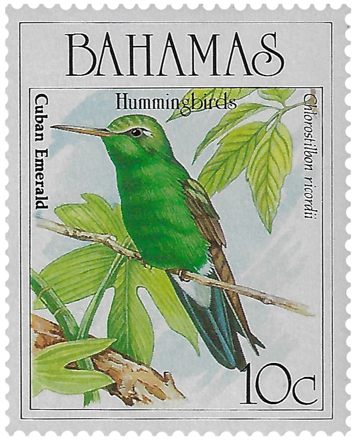 10c 1989, Hummingbirds, Cuban Emerald