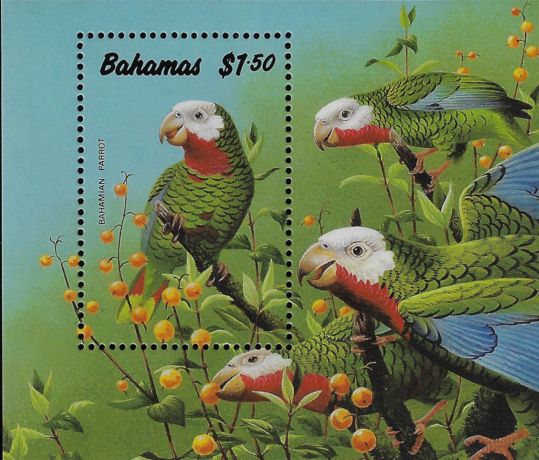 45c 1990, Hummingbirds, Bahama Woodstar, Calothorax evelynae