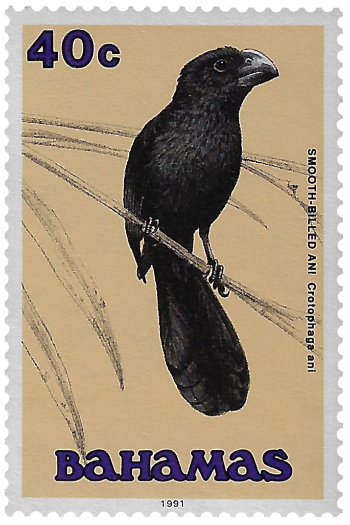 40c 1991, Smooth-Billed Ani, Crotophaga ani