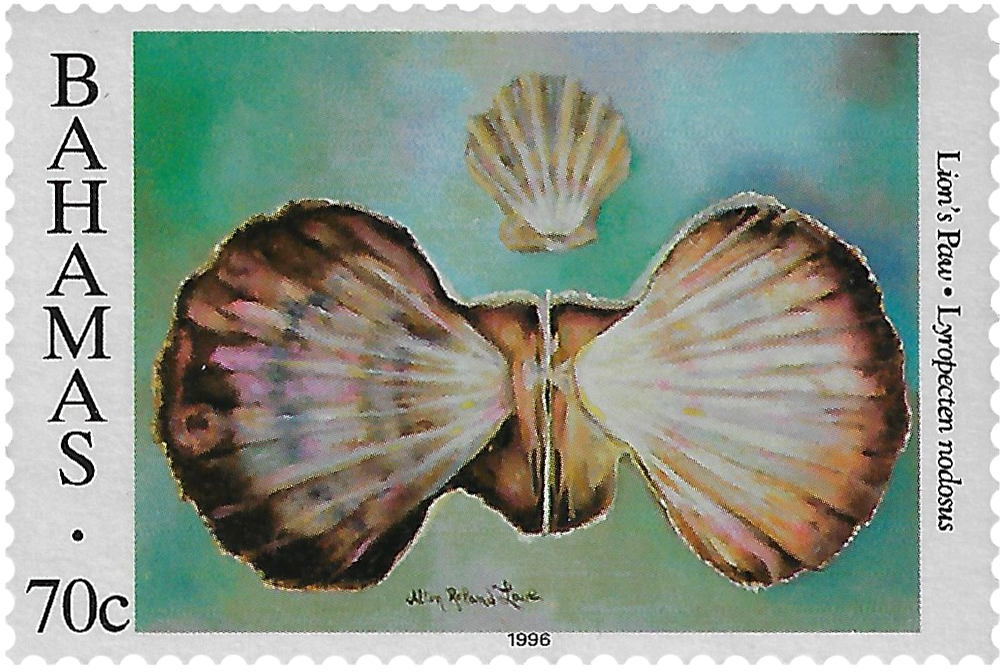 70c 1996, Shells, Lion's Paw