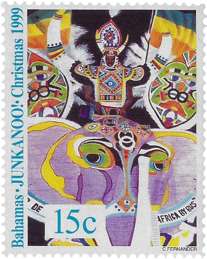 15c 1999, Christmas, Junkanoo, C. Fernander