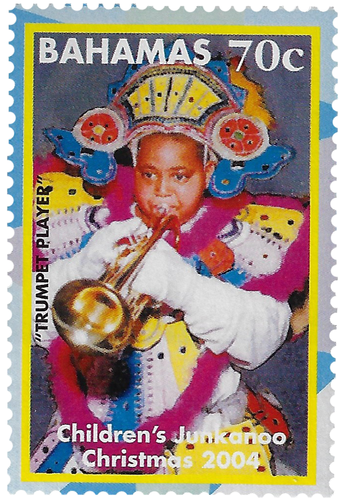 70c 2004, Christmas, Children's Junkanoo, Trumpet Player