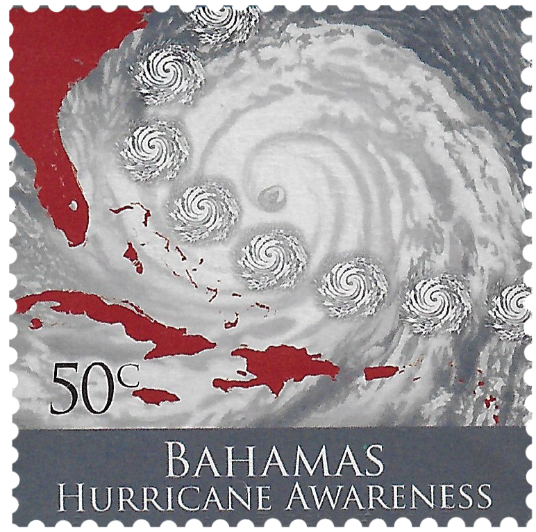 50c 2010, Bahamas Hurricane Awareness